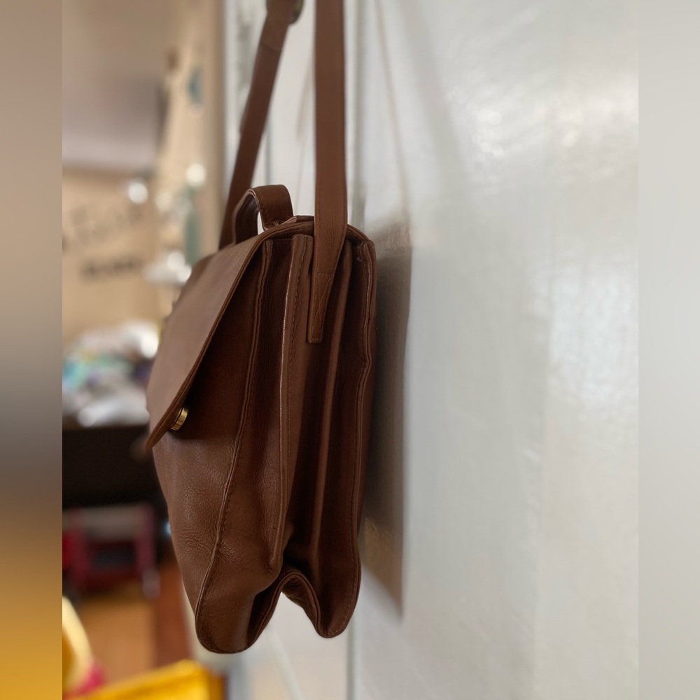 HOBO Brown Leather Shoulder Bag - Picture 3 of 14